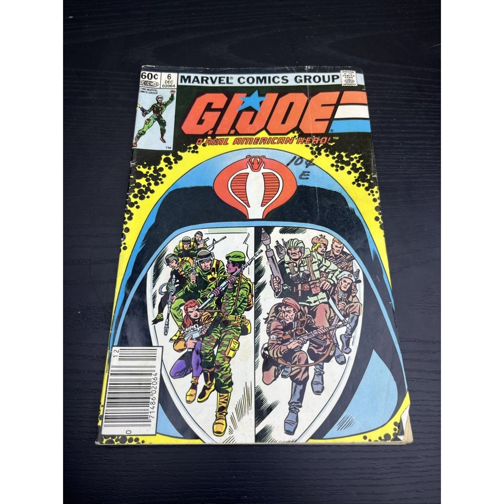 G.I. Joe A Real American Hero #6 Marvel Comics 1982 Bronze‎ Age Comic